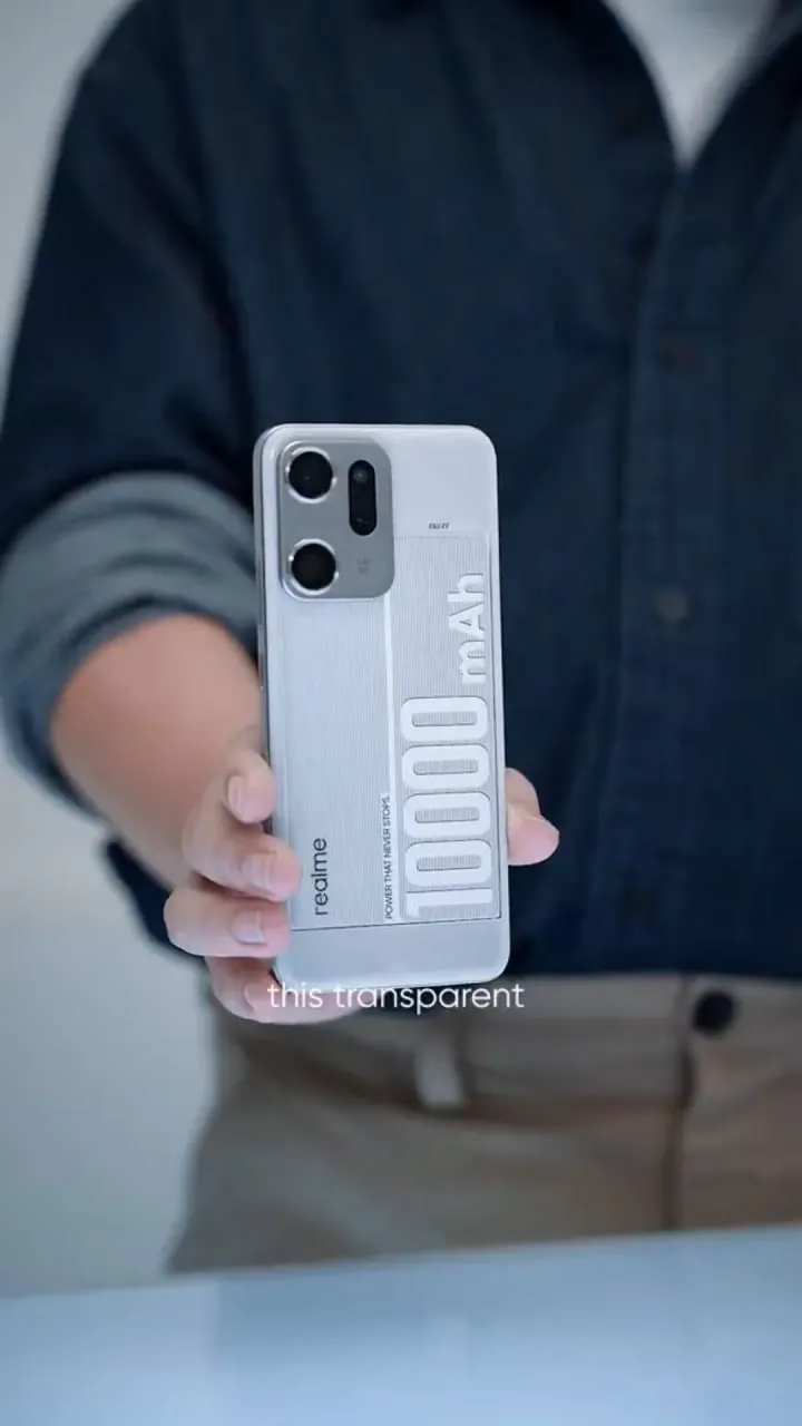 گوشی ریلمی GT 10000mAh با بدنه باریک رونمایی شد