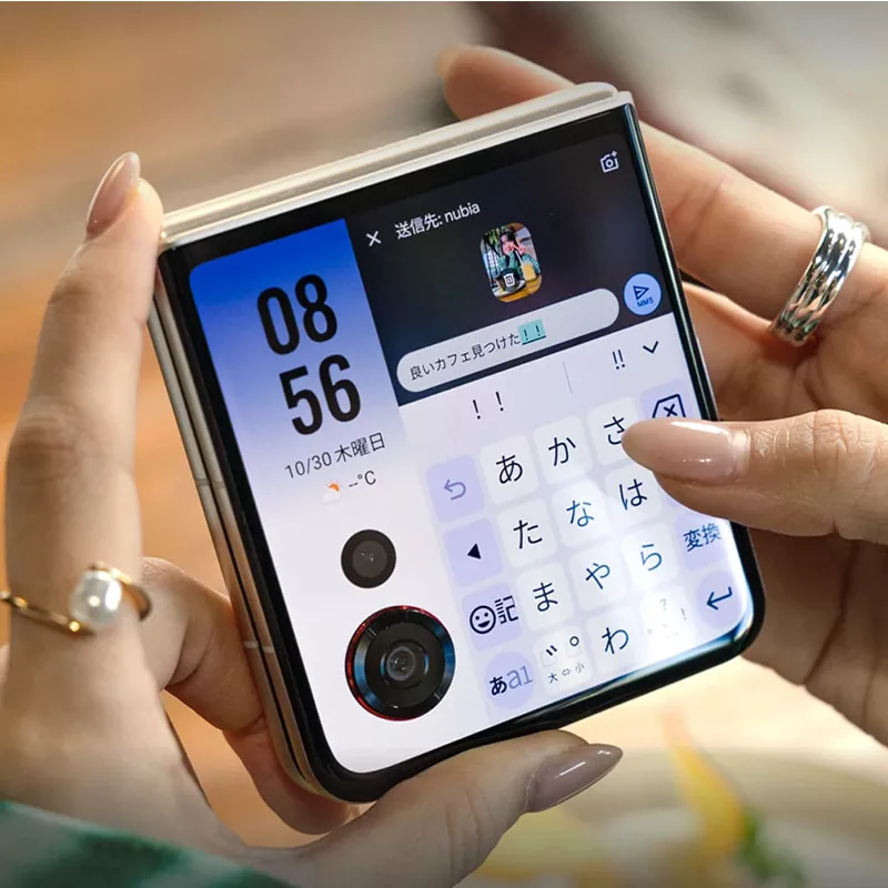 خرید گوشی نوبیا فلیپ 3 زد تی ای حافظه 256 رم 8 گیگابایت